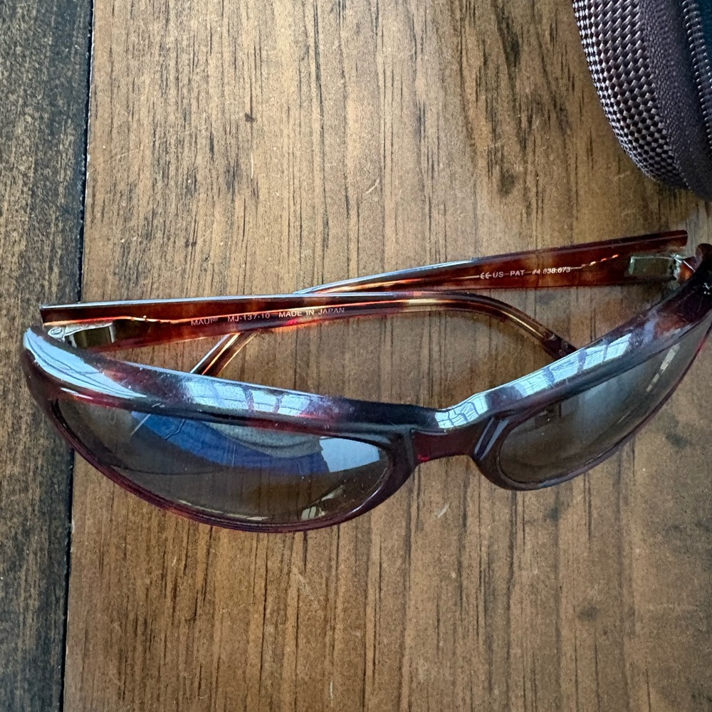 Maui Jim Women's Burgundy Sunglasses - Picture 3 of 9
